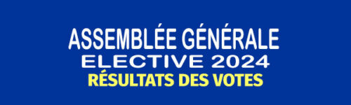 Assemblée Générale – Résultats élection