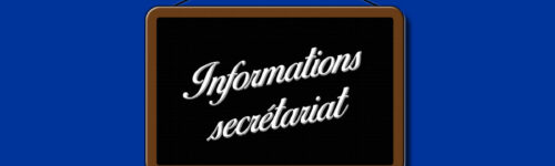 Informations secrétariat du Comité