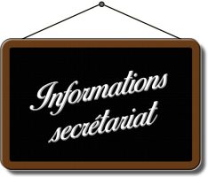infos-secrétariat
